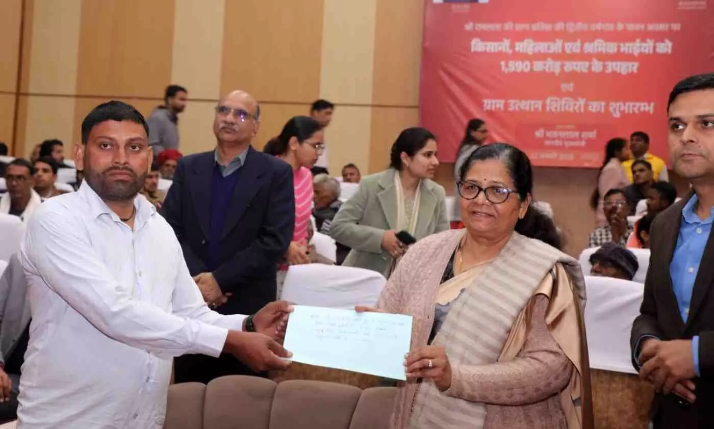 जयपुर में जन-कल्याण का महासंग्राम: सांसद मंजू शर्मा और विधायक गोपाल शर्मा ने किसानों, महिलाओं और श्रमिकों के लिए खोला सौगातों का पिटारा