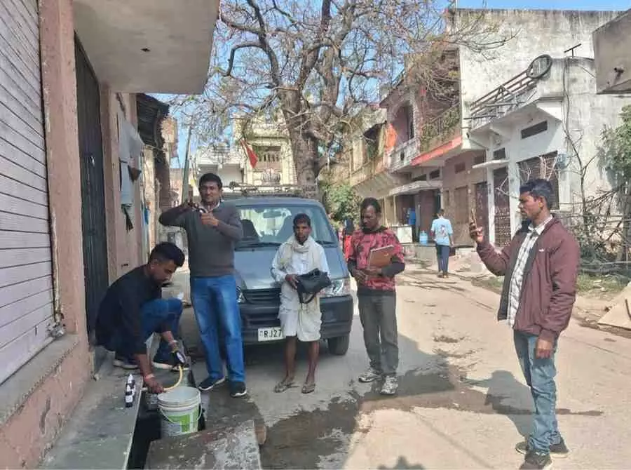लसाडिया में जल आपूर्ति पर एक्शन: सहायक अभियंता रामावतार मीणा ने संभाला मोर्चा, शुद्ध पेयजल के लिए दिए सख्त निर्देश लसाडिया में जल आपूर्ति पर एक्शन: सहायक अभियंता रामावतार मीणा ने संभाला मोर्चा, शुद्ध पेयजल के लिए दिए सख्त निर्देश