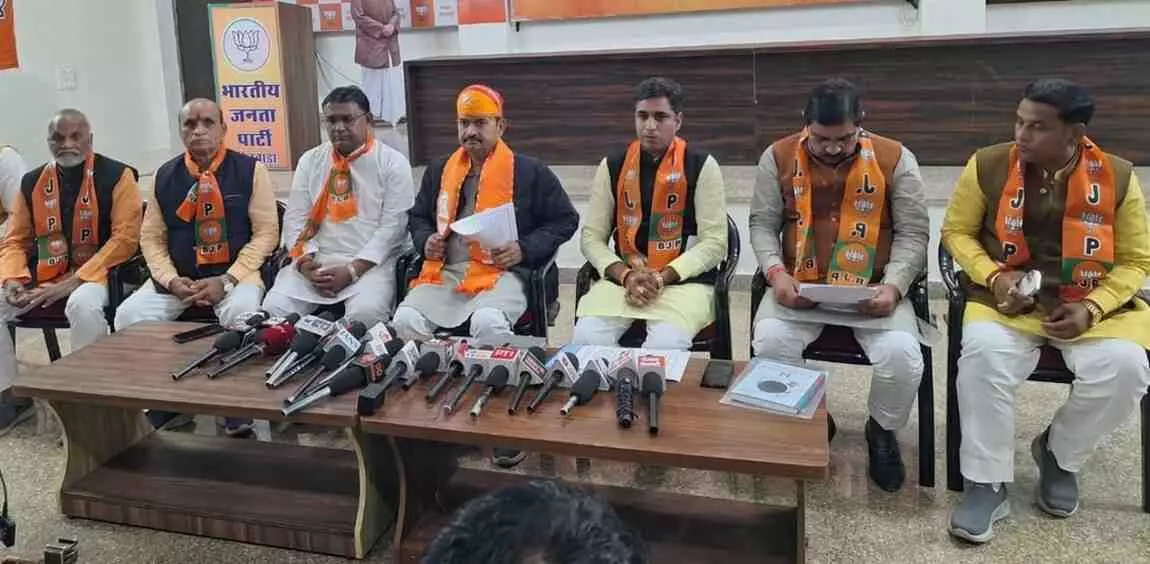 भीलवाड़ा में भाजपा का बड़ा धमाका: कांग्रेस की भ्रष्टाचार वाली एटीएम पर मोदी सरकार ने जड़ा जी राम जी डिजिटल ताला