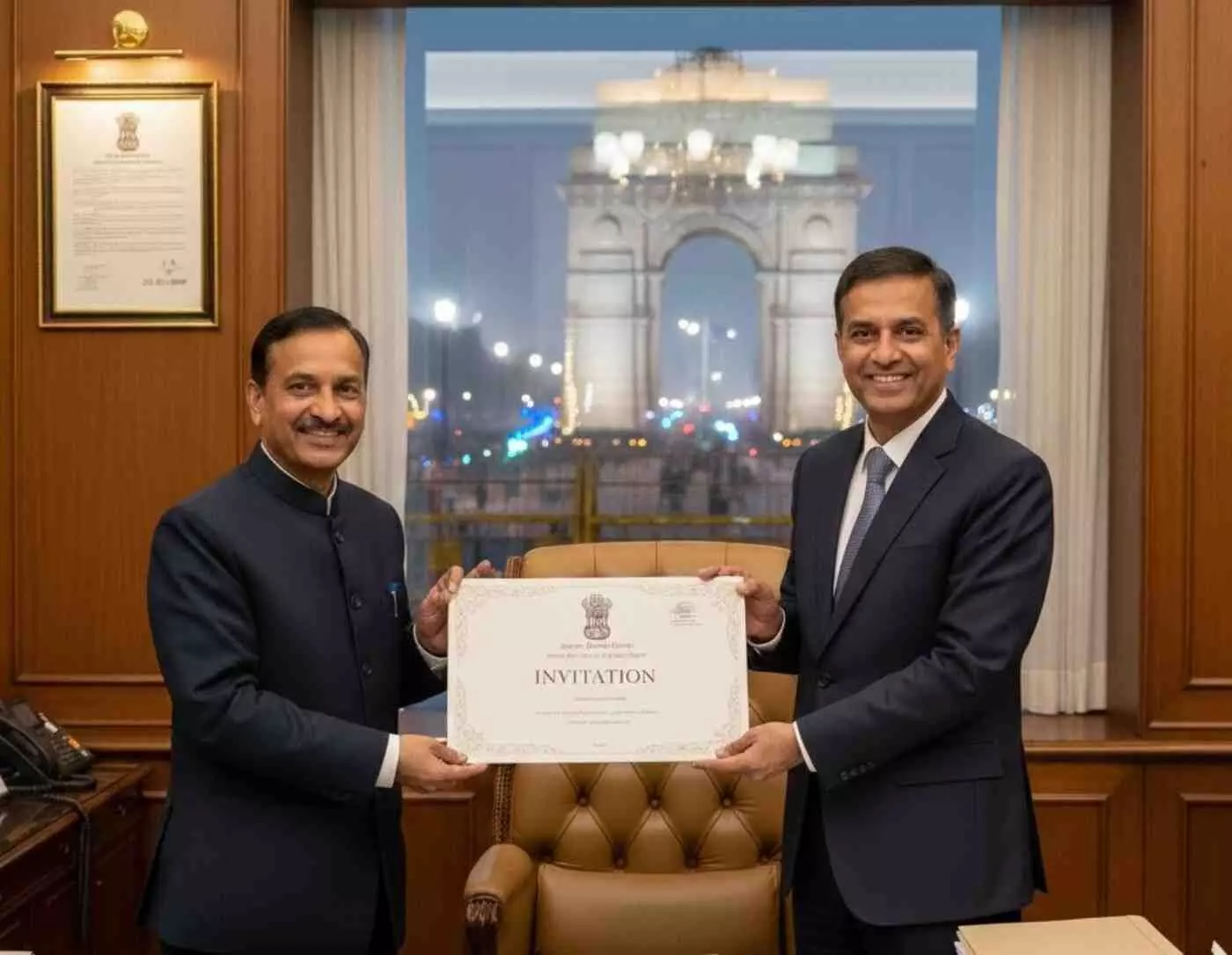 Ai generated image.नई दिल्ली: गणतंत्र दिवस परेड 2026 में मन की बात के खास मेहमान बनेंगे रूप सिंह मीणा, प्रसार भारती ने कसी कमर