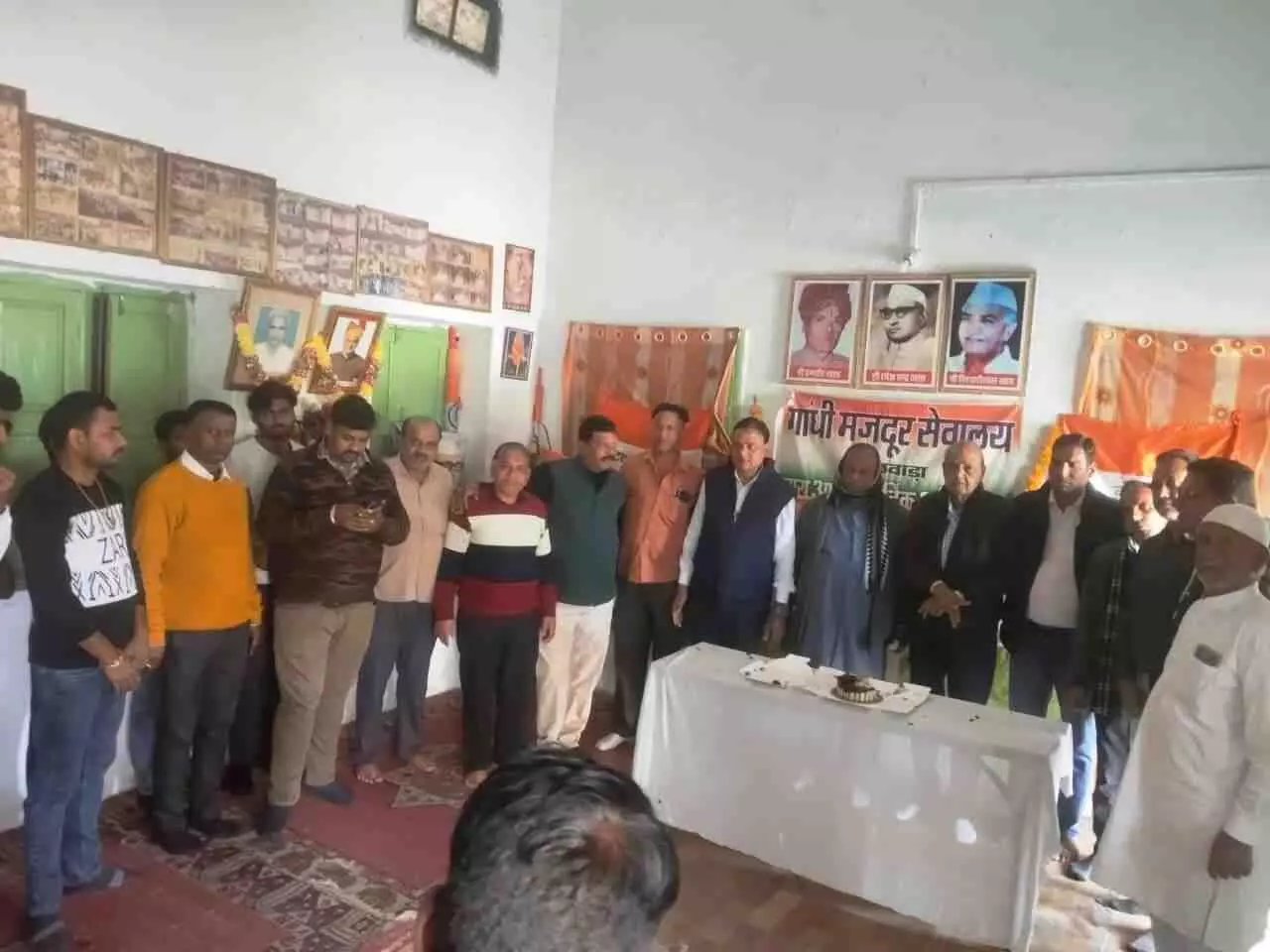 भीलवाड़ा में इंटक प्रदेश अध्यक्ष जगदीश राज श्रीमाली का जन्मोत्सव: गांधी मजदूर सेवालय में उमड़ा श्रमिकों का सैलाब