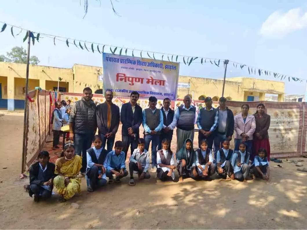 झाड़ोल के सरकारी स्कूल में निपुण मेले और कृष्ण भोग की धूम: शिक्षा और संस्कृति के संगम ने मोहा सबका मन