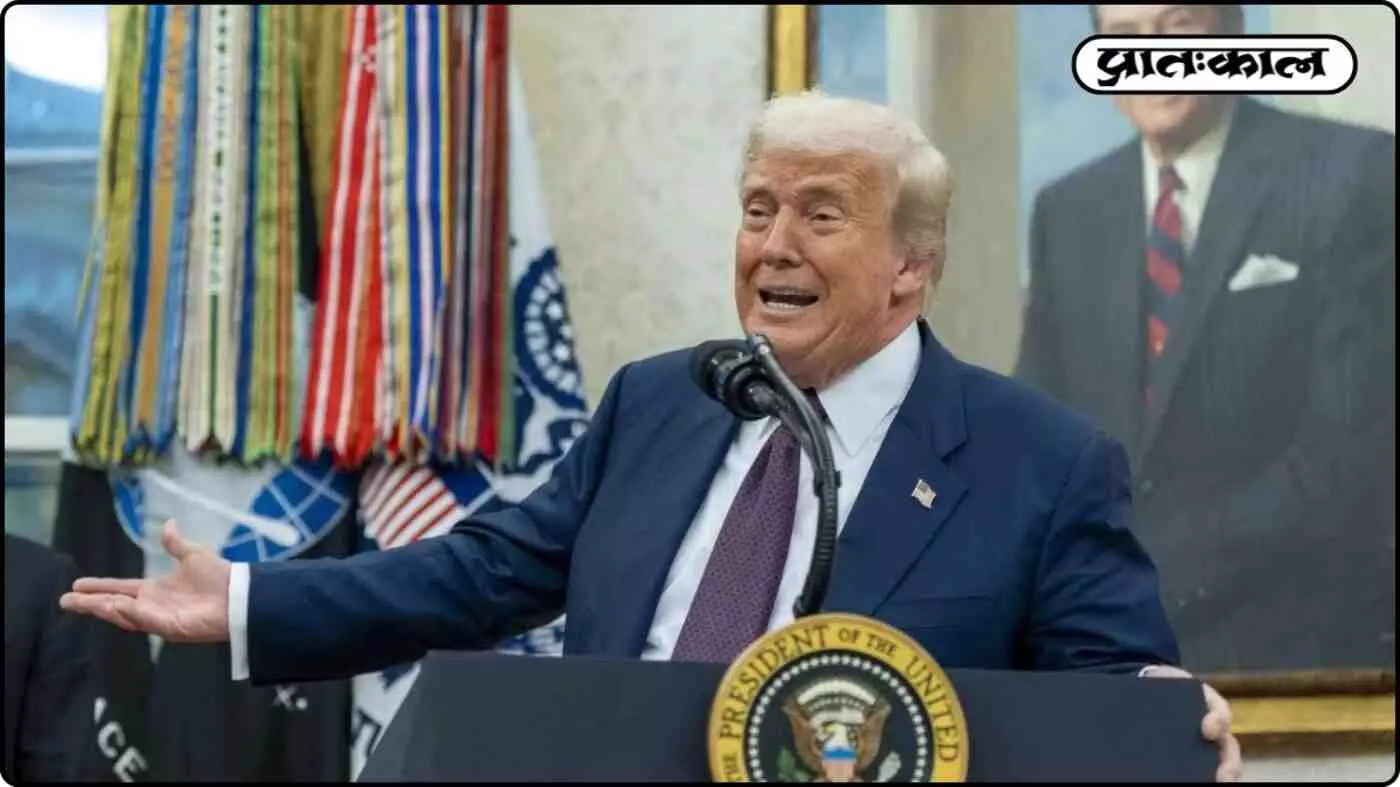 ट्रंप का बड़ा यू-टर्न: NATO को पहले दी नसीहत; फिर सोशल मीडिया पर लिखा- Love You All ट्रंप का बड़ा यू-टर्न: NATO को पहले दी नसीहत; फिर सोशल मीडिया पर लिखा- Love You All
