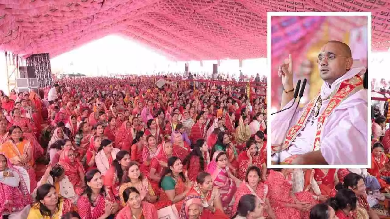 Saint Digvijay Rams powerful discourse in Boheda: A vivid explanation of selfless devotion Saint Digvijay Rams powerful discourse in Boheda: A vivid explanation of selfless devotion