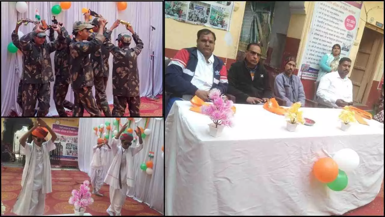 A grand Republic Day celebration was held at the Regional Higher Primary School in Amet A grand Republic Day celebration was held at the Regional Higher Primary School in Amet