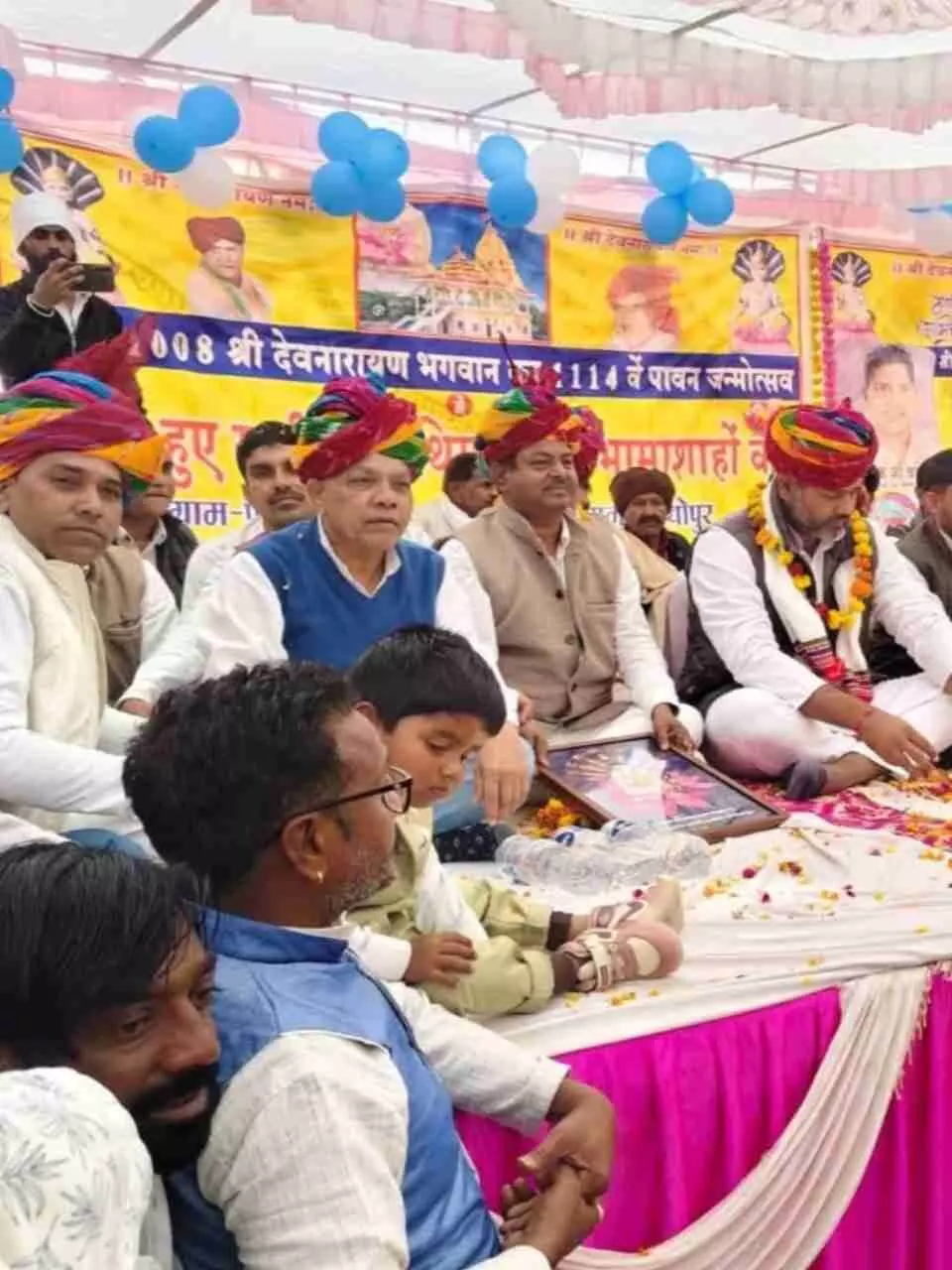 फिरोजपुरा पंचायत में भगवान देवनारायण जन्मोत्सव की धूम, अशोक चांदना मुख्य अतिथि बने