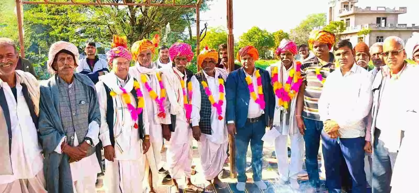Mahesh Saini became the Surauth Tehsil President, vowed to prioritize social reform and education.