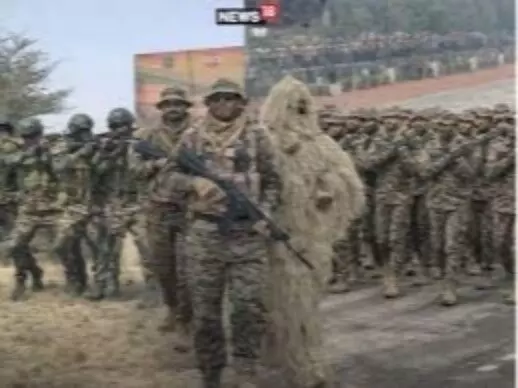 The Bhairav Battalion makes a historic debut at the 77th Republic Day parade The Bhairav Battalion makes a historic debut at the 77th Republic Day parade
