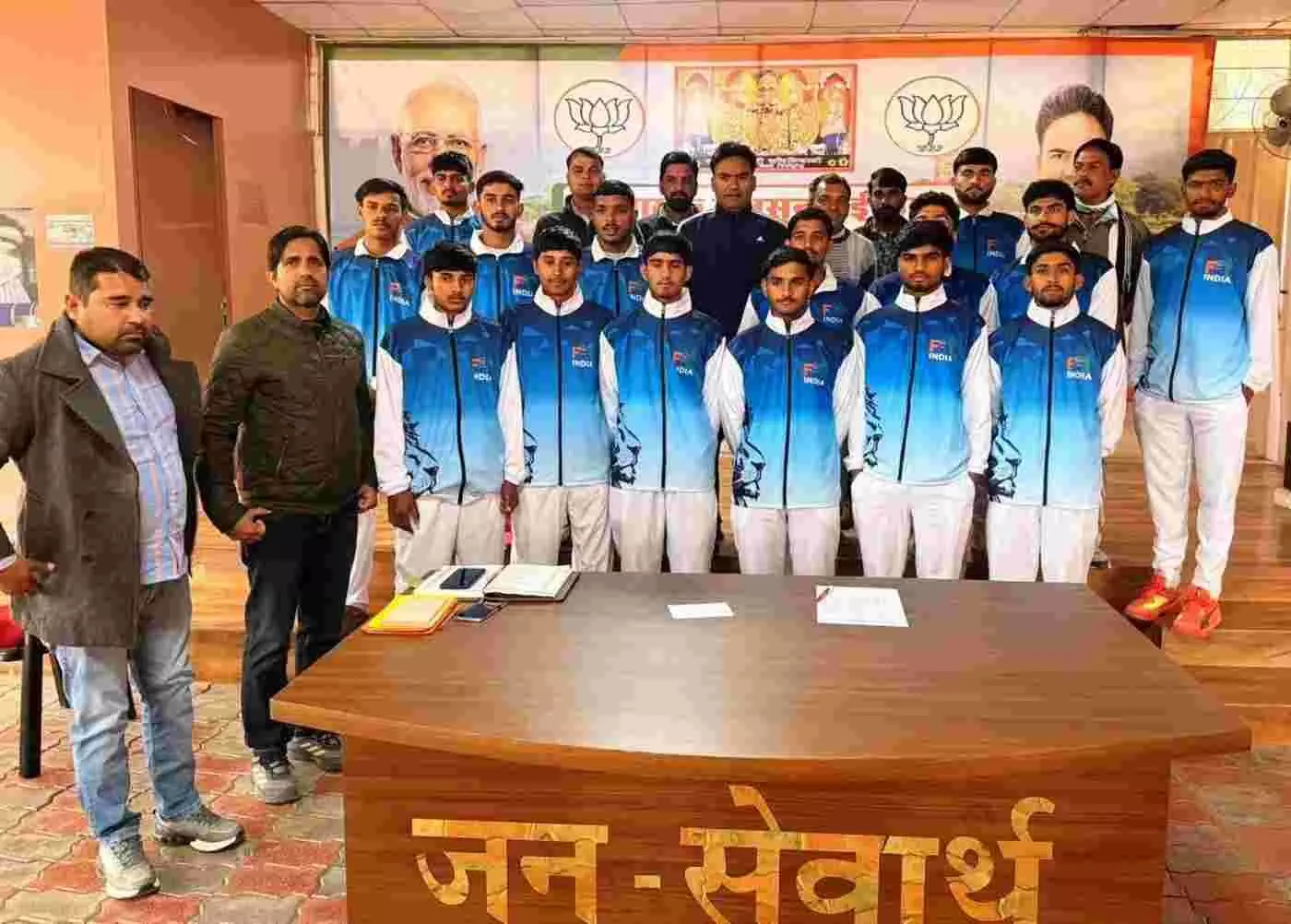 चित्तौड़गढ़ का गौरव: राष्ट्रीय स्तर पर राजस्थान का मान बढ़ाएंगे जांबाज, विधायक आक्या ने दी ऐतिहासिक विदाई
