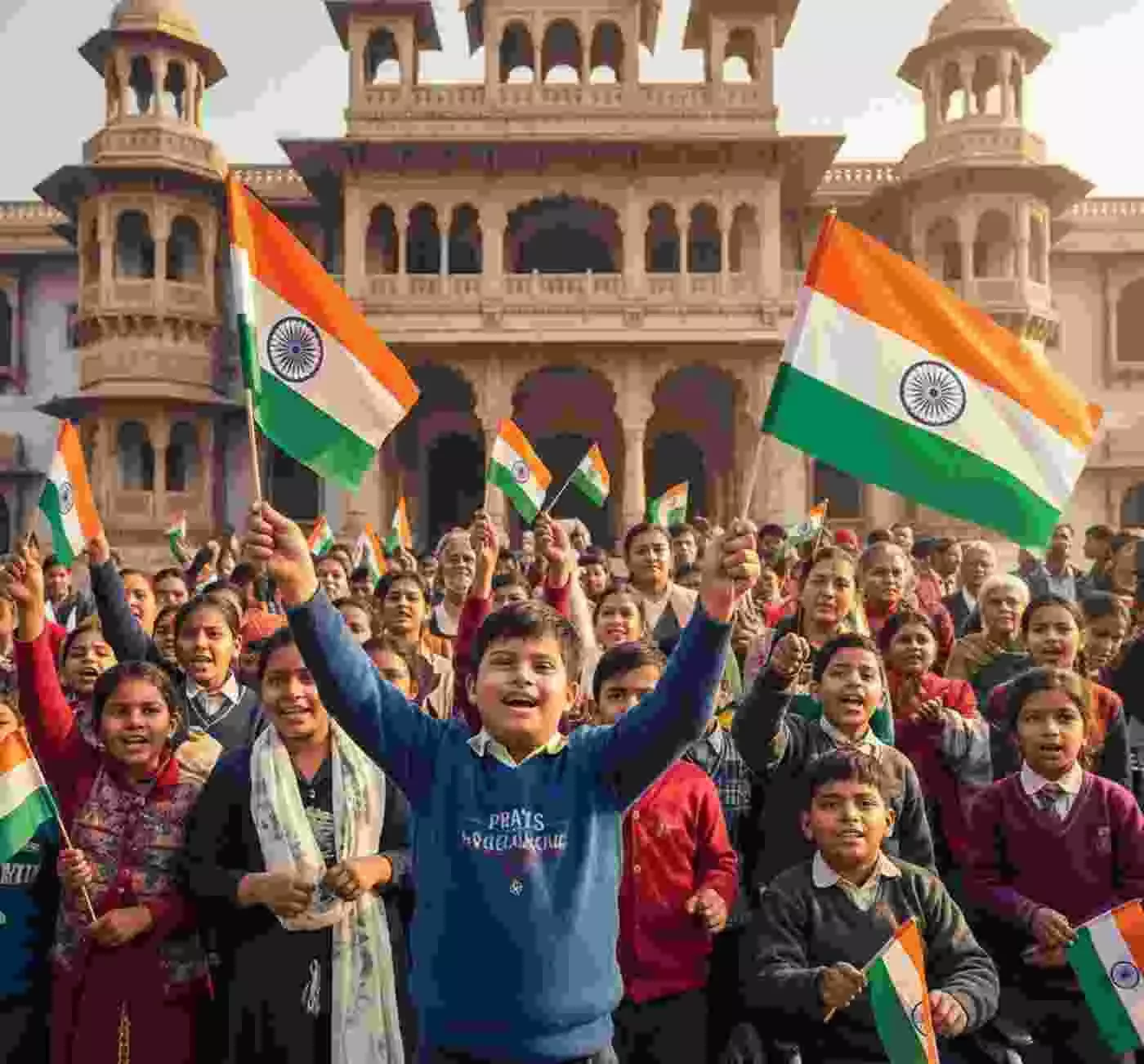जयपुर: देशप्रेम की अनूठी गूँज, विशेष बच्चों ने वन्दे मातरम् के जयघोष से अकादमी संकुल में भरा जोश