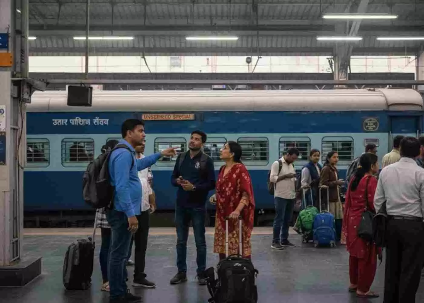 Ai generated image.रेवाड़ी-रिंगस के रेल यात्रियों के लिए बड़ी खबर: उत्तर-पश्चिम रेलवे ने किया स्पेशल ट्रेन का एलान, दो गाड़ियां रद्द