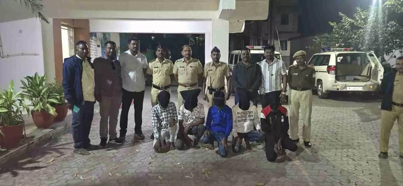 पुणे से लातूर तक का खूनी सफर: एमआईडीसी पुलिस के चार्ली दस्ते ने बिछाया जाल, फरार पांच हत्यारों को दबोचा