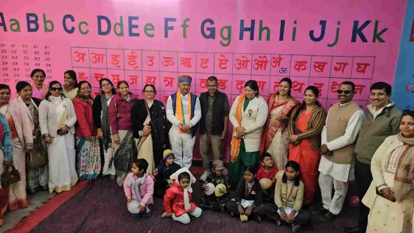 भीलवाड़ा: पीएम श्री स्कूल बापूनगर में बाल वाटिका का भव्य आगाज, अब सरकारी स्कूल में ही संवरेगा नौनिहालों का भविष्य भीलवाड़ा: पीएम श्री स्कूल बापूनगर में बाल वाटिका का भव्य आगाज, अब सरकारी स्कूल में ही संवरेगा नौनिहालों का भविष्य