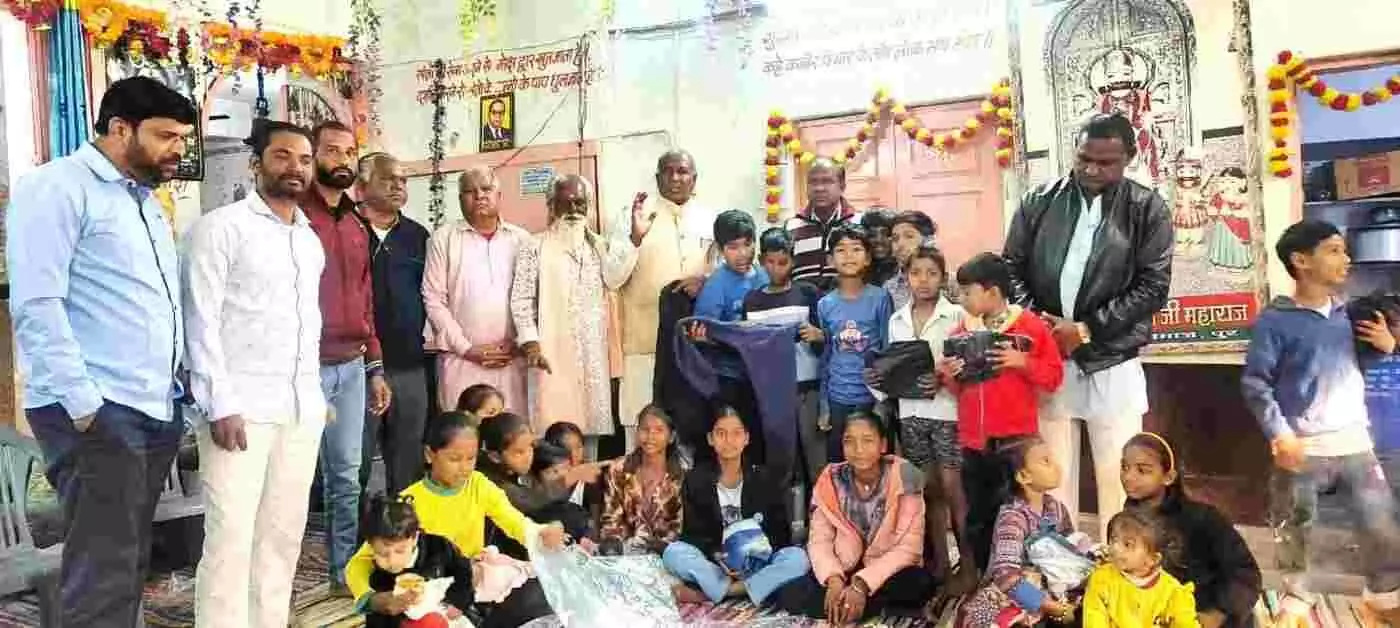 भीलवाड़ा: गणतंत्र दिवस पर मानवता की मिसाल, स्वामी हंसराम जी के सान्निध्य में जरूरतमंदों को मिला ममता का कवच