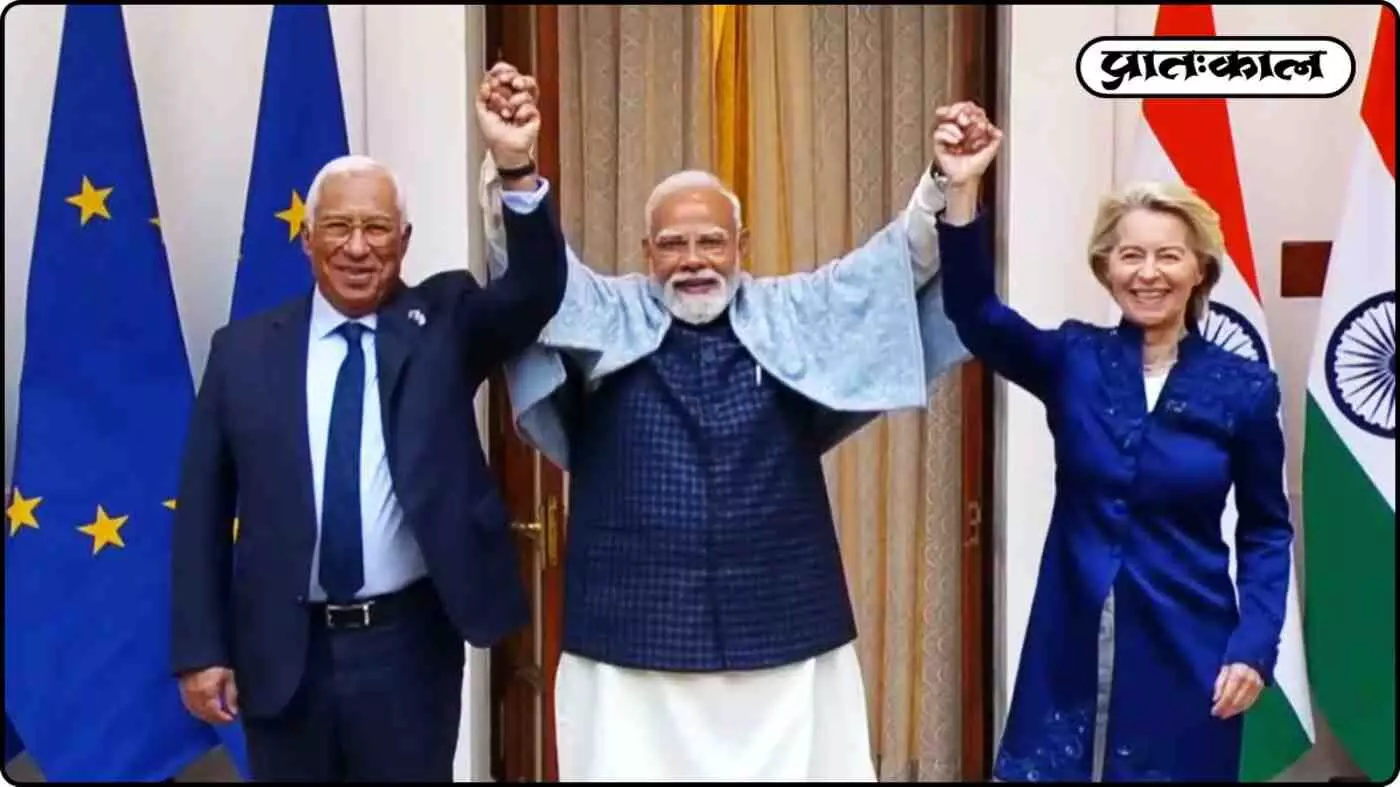 आर्थिक महाशक्तियों का ऐतिहासिक मिलन; व्यापारिक जंग में चीन को पछाड़ने भारत की बड़ी तैयारी आर्थिक महाशक्तियों का ऐतिहासिक मिलन; व्यापारिक जंग में चीन को पछाड़ने भारत की बड़ी तैयारी