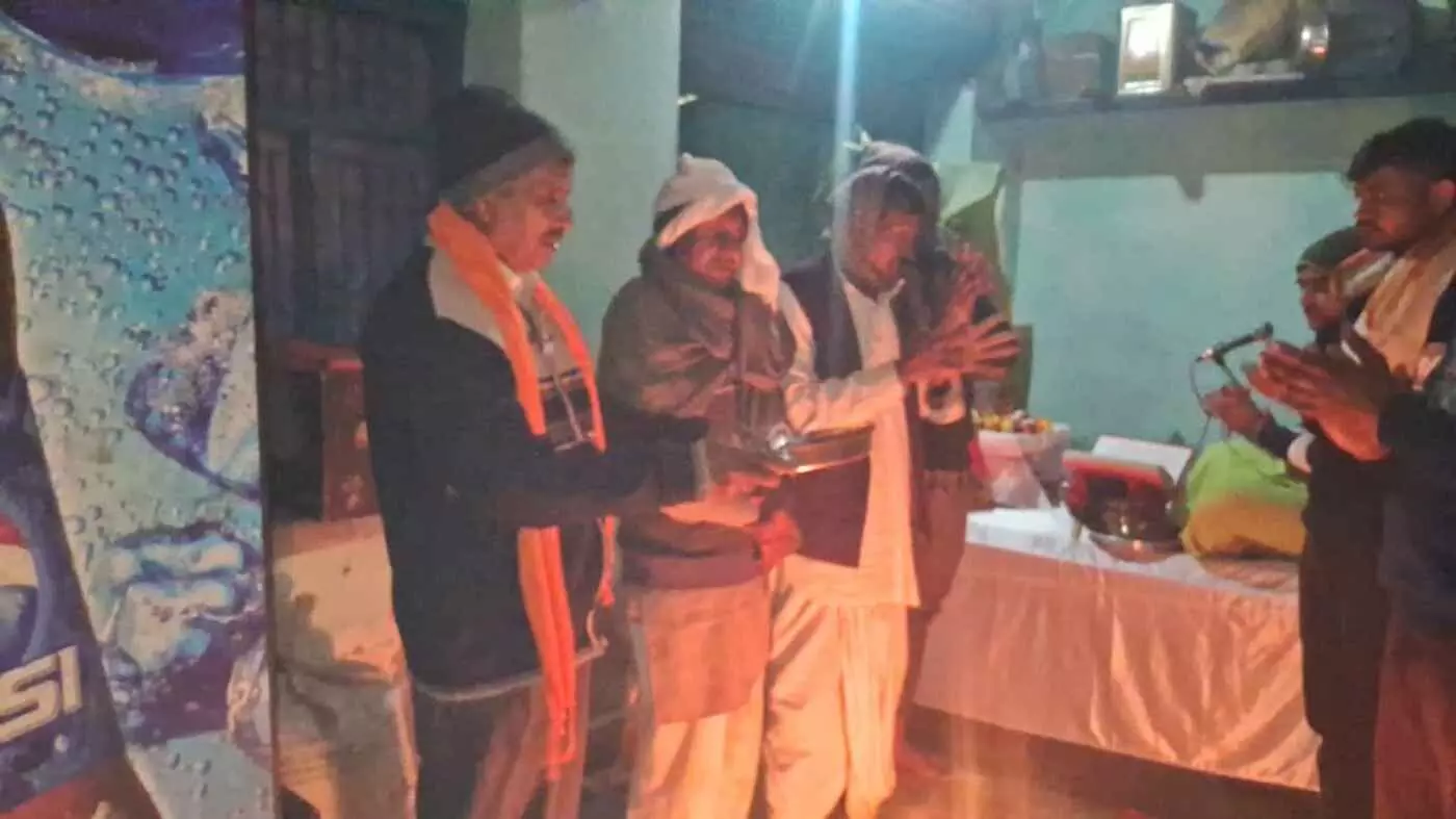 डीग: वीर शहीदों की स्मृति में गूंजी रामायण की चौपाइयां, हवन की आहुतियों के साथ नमन किया देश का शौर्य