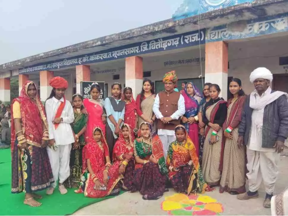 कांकरवा में गणतंत्र दिवस की धूम: नन्हे सितारों ने बिखेरी देशभक्ति की छटा, समस्याओं के समाधान के लिए एकजुट हुआ ग्रामीण समाज