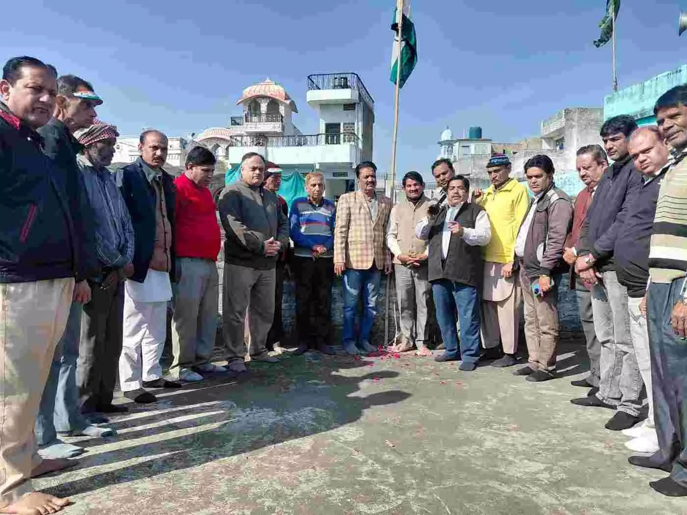 प्रदेश कार्यालय पर राष्ट्रीय मानवाधिकार महासंघ के पदाधिकारियों द्वारा किया गया ध्वजारोहण कार्यक्रम। प्रदेश कार्यालय पर राष्ट्रीय मानवाधिकार महासंघ के पदाधिकारियों द्वारा किया गया ध्वजारोहण कार्यक्रम।