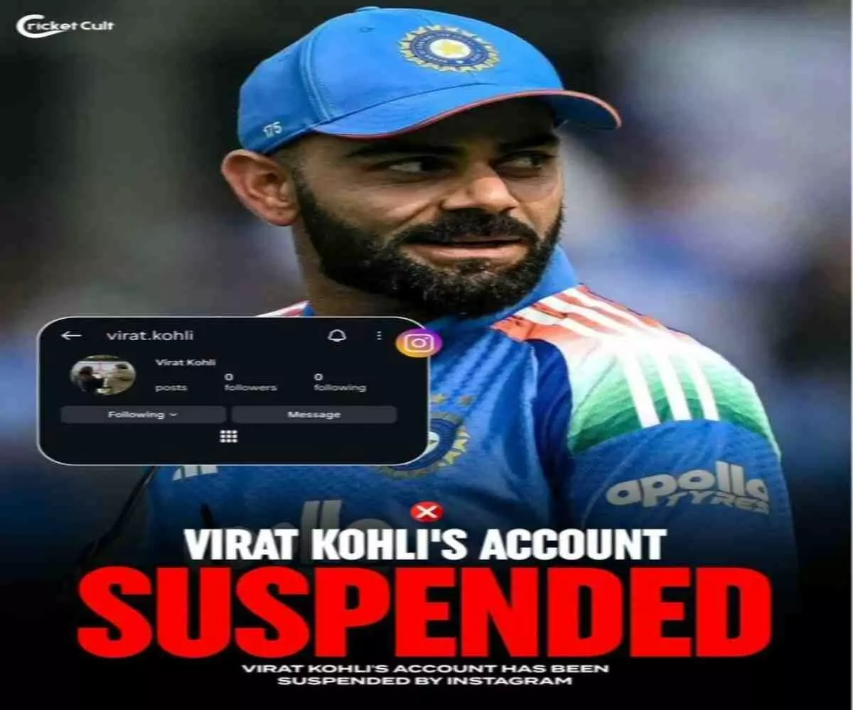 King Kohlis millions of followers suddenly vanished. What is 0 posts, 0 followers King Kohlis millions of followers suddenly vanished. What is 0 posts, 0 followers