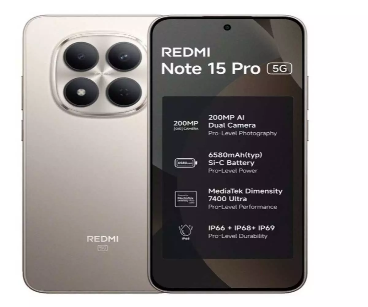 Redmi Note 15 Pro launched in India