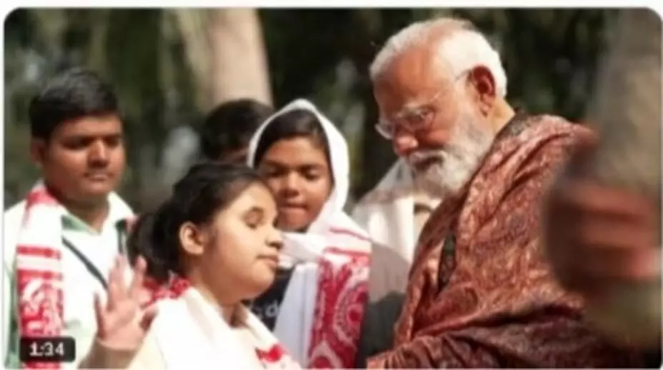 Northeasts daughter shines in Pariksha Pe Charcha Northeasts daughter shines in Pariksha Pe Charcha
