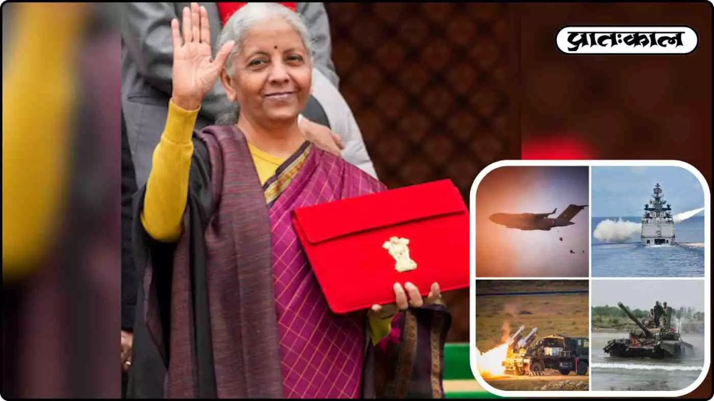बजट 2026: रक्षा क्षेत्र पर धनवर्षा और नए टैक्स स्लैब का ऐलान; विकास की पटरी पर दौड़ेगा भारत बजट 2026: रक्षा क्षेत्र पर धनवर्षा और नए टैक्स स्लैब का ऐलान; विकास की पटरी पर दौड़ेगा भारत