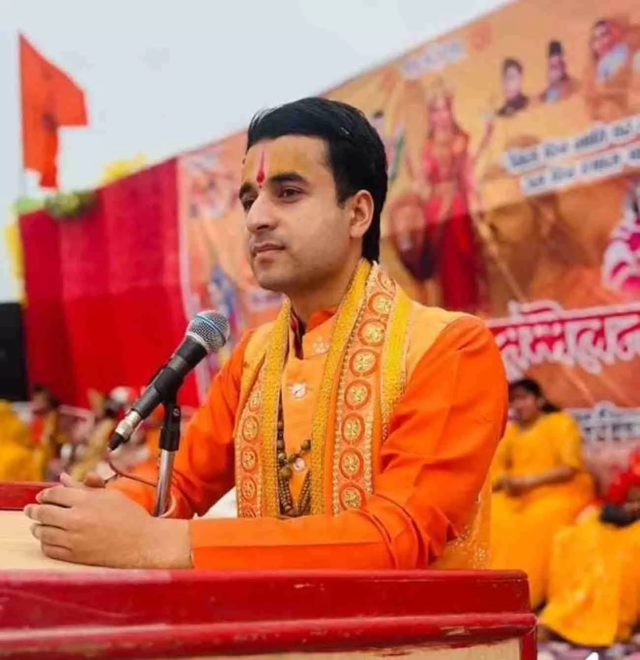 नाहरगढ़ के मां आशापाला मंदिर प्रांगण में विराट हिंदू सम्मेलन की तैयारियों की प्रतीकात्मक तस्वीर। नाहरगढ़ के मां आशापाला मंदिर प्रांगण में विराट हिंदू सम्मेलन की तैयारियों की प्रतीकात्मक तस्वीर।