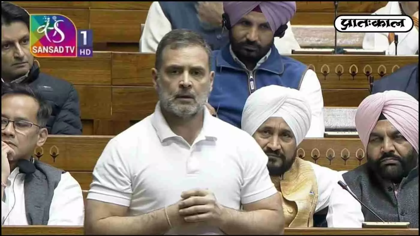 राहुल गांधी ने भारत-अमेरिका ट्रेड डील को बताया दबाव का सौदा; कांग्रेस के ८ सांसद बजट सत्र से निलंबित राहुल गांधी ने भारत-अमेरिका ट्रेड डील को बताया दबाव का सौदा; कांग्रेस के ८ सांसद बजट सत्र से निलंबित