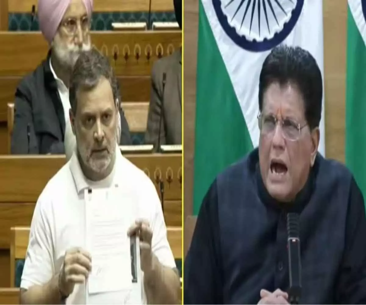 Rahul-Goyal spar over trade deal, war of words over US tariff claims Rahul-Goyal spar over trade deal, war of words over US tariff claims