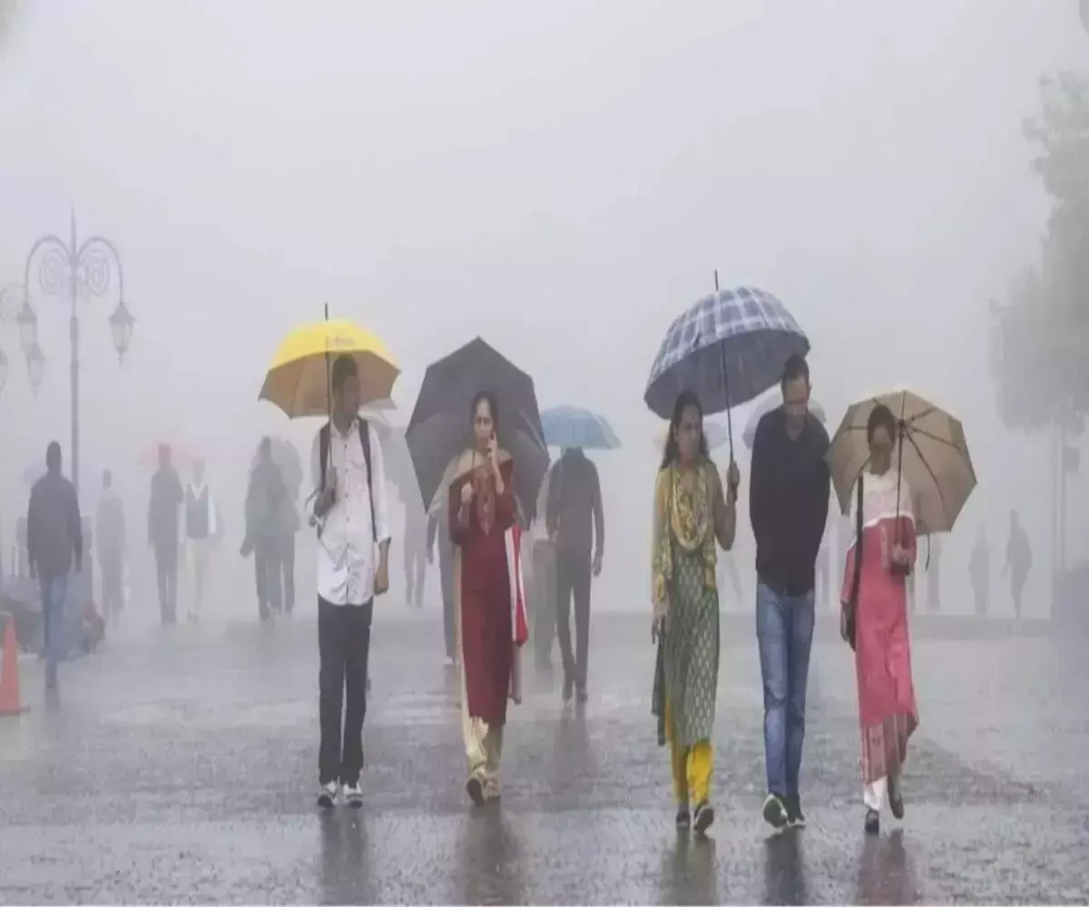 The weather has changed in South India