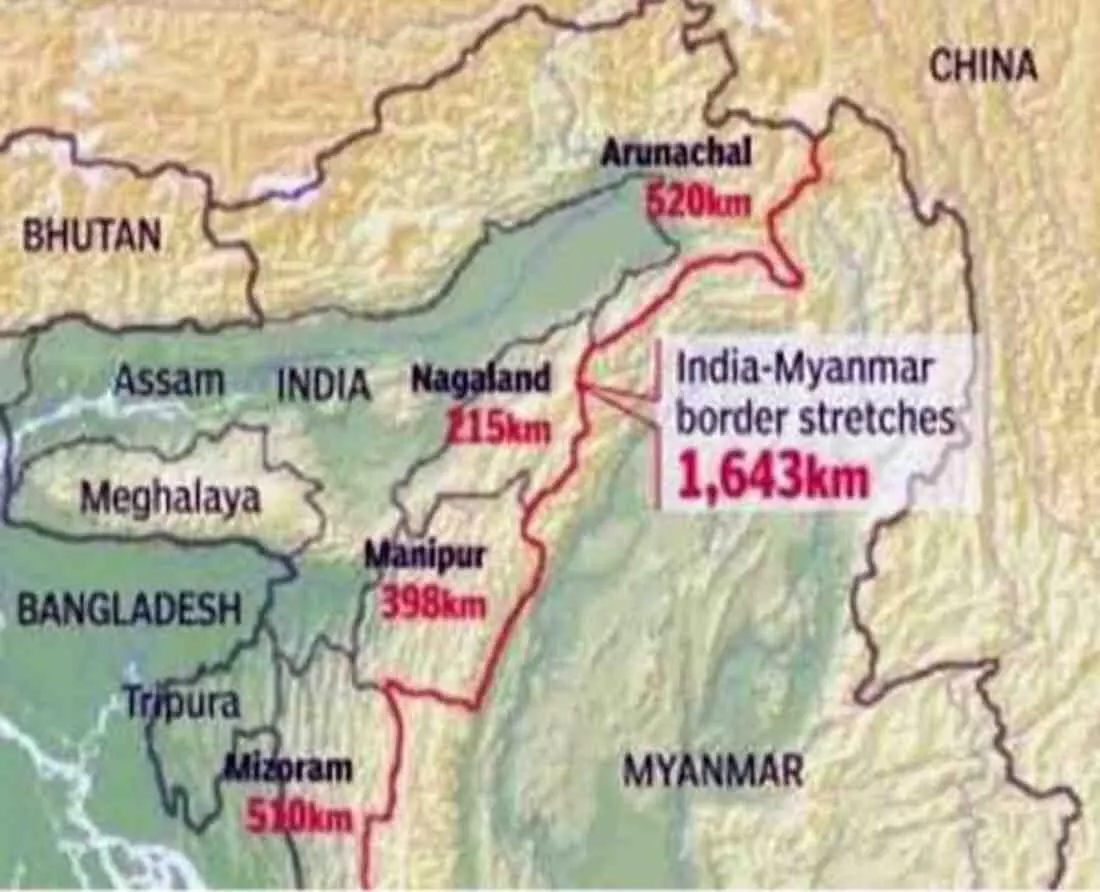 A new crisis is brewing on the India-Myanmar border! Conflict escalates over fencing and the Free Movement Regime