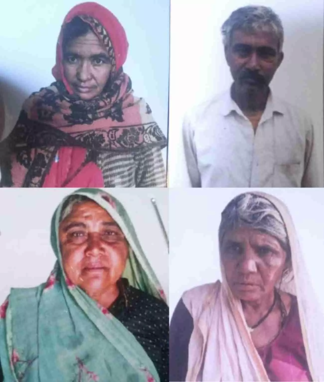 भीलवाड़ा के माधोपुरा गांव में पुलिस बल और ग्रामीण घटना के बाद एकत्रित हुए।