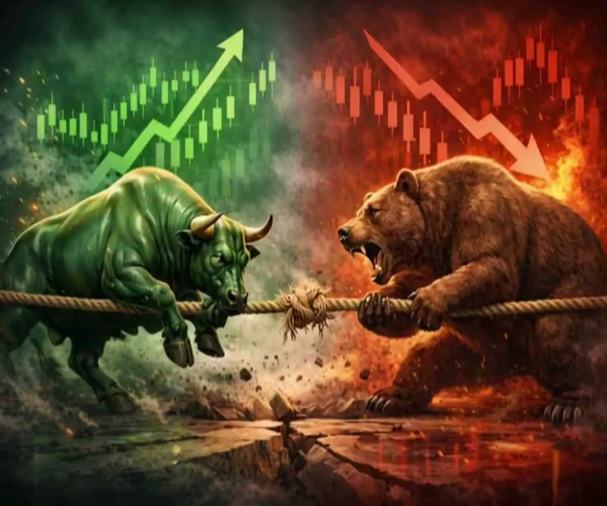 Mixed trend in the stock market: Sensex rose slightly but the decline in big stocks increased anxiety among investors. Mixed trend in the stock market: Sensex rose slightly but the decline in big stocks increased anxiety among investors.