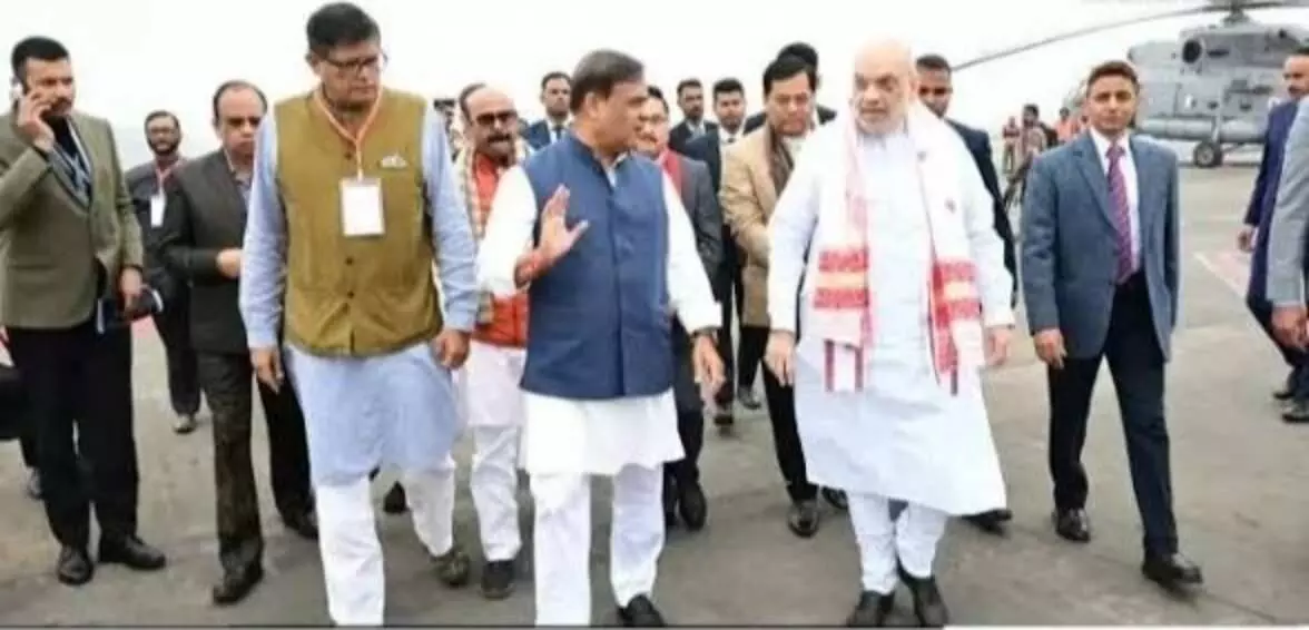 गृहमंत्री अमित शाह का दौरा: सुरक्षा व्यवस्था और विकास योजनाओं की तथ्यात्मक समीक्षा सुरक्षा का नया असम मॉडल तैयार गृहमंत्री अमित शाह का दौरा: सुरक्षा व्यवस्था और विकास योजनाओं की तथ्यात्मक समीक्षा सुरक्षा का नया असम मॉडल तैयार