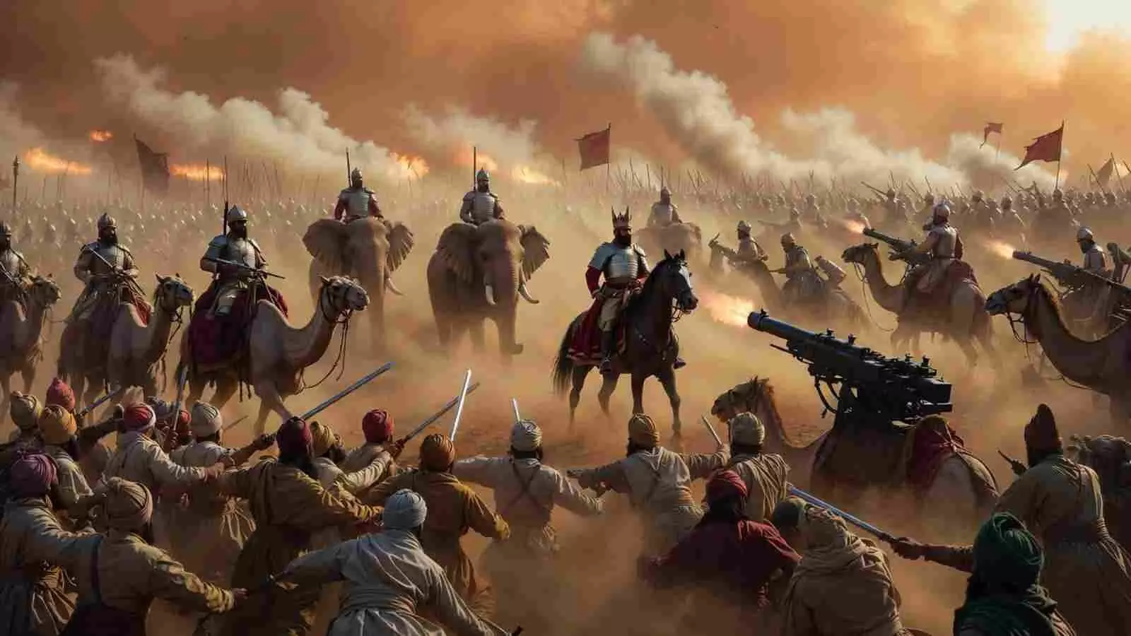 Battle Of Kalnal - Ai generated Image Battle Of Kalnal - Ai generated Image