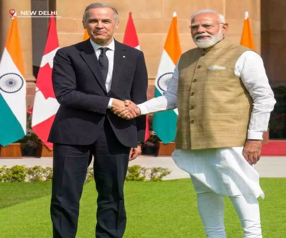 नई दिल्ली में नई दोस्ती- पीएम मोदी और मार्क जे कार्नी की मुलाकात से खुले निवेश के नए रास्ते नई दिल्ली में नई दोस्ती- पीएम मोदी और मार्क जे कार्नी की मुलाकात से खुले निवेश के नए रास्ते