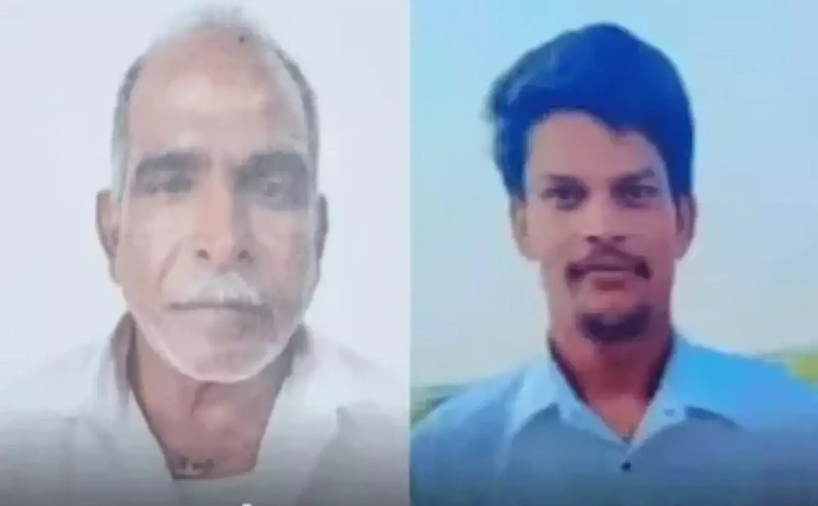 भीलवाड़ा के ब्यावर मार्ग पर ट्रेलर और वैन की भिड़ंत के बाद क्षतिग्रस्त वाहन का दृश्य।