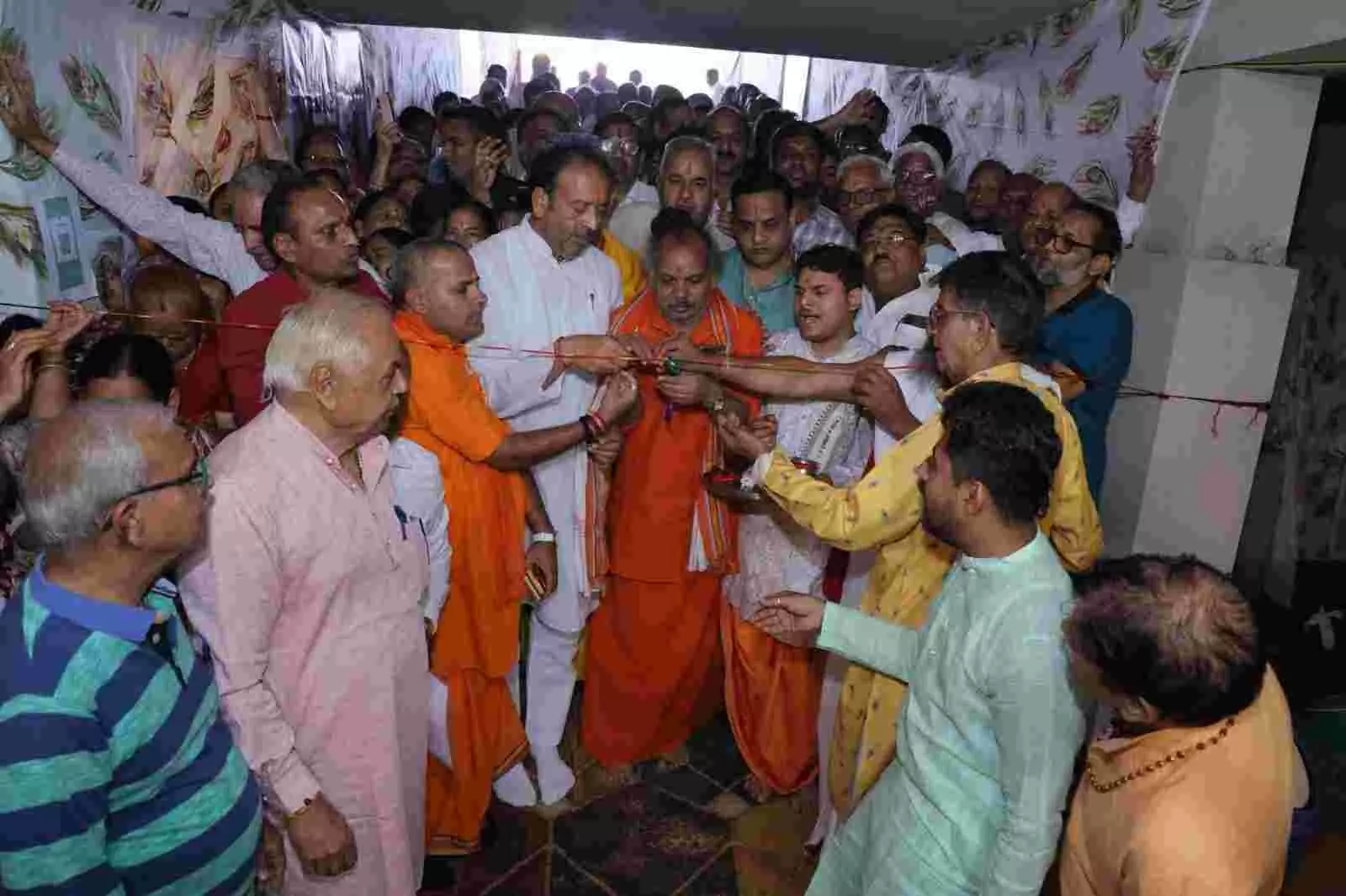 धर्मनगरी भीलवाड़ा में शिव महापुराण कथा आयोजन की तैयारी