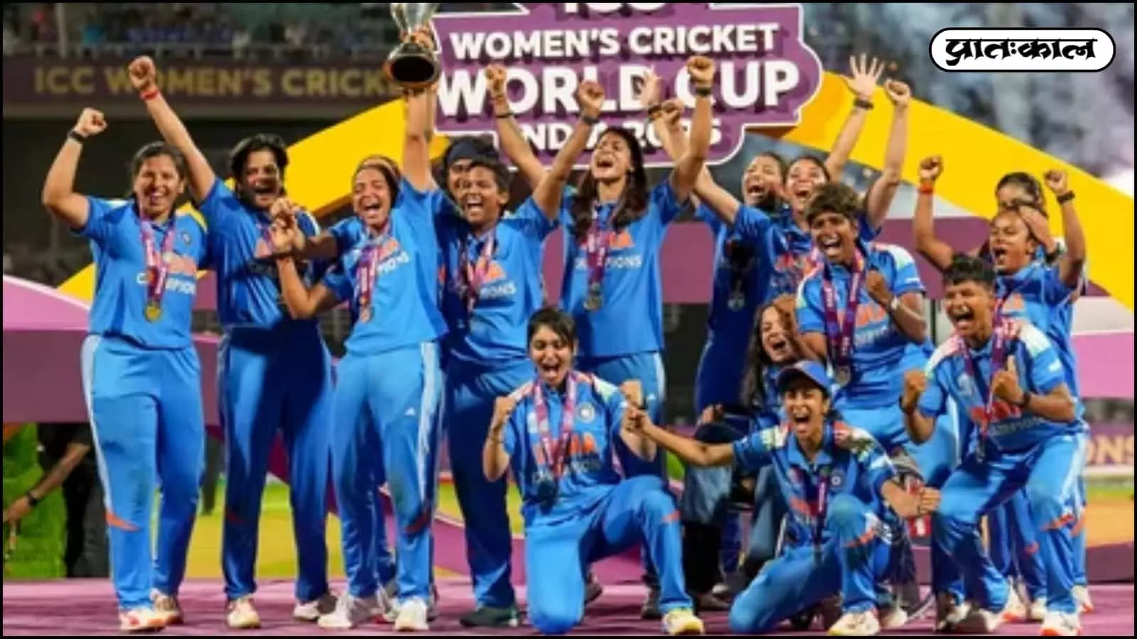 ऐतिहासिक! भारतीय महिला क्रिकेट टीम Laureus World Team of the Year के लिए नॉमिनेट हुई। विश्व कप विजय के बाद पहली बार किसी महिला क्रिकेट टीम को मिला यह वैश्विक सम्मान। ऐतिहासिक! भारतीय महिला क्रिकेट टीम Laureus World Team of the Year के लिए नॉमिनेट हुई। विश्व कप विजय के बाद पहली बार किसी महिला क्रिकेट टीम को मिला यह वैश्विक सम्मान।
