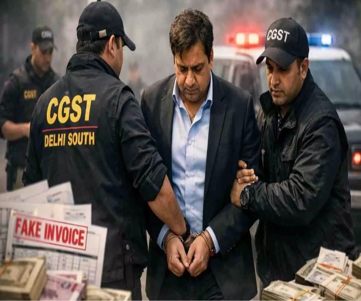 GST के नाम पर 60 करोड़ की हेराफेरी- दिल्ली में स्मार्टफोन ट्रेडिंग कंपनी के डायरेक्टर पर गिरी गाज GST के नाम पर 60 करोड़ की हेराफेरी- दिल्ली में स्मार्टफोन ट्रेडिंग कंपनी के डायरेक्टर पर गिरी गाज