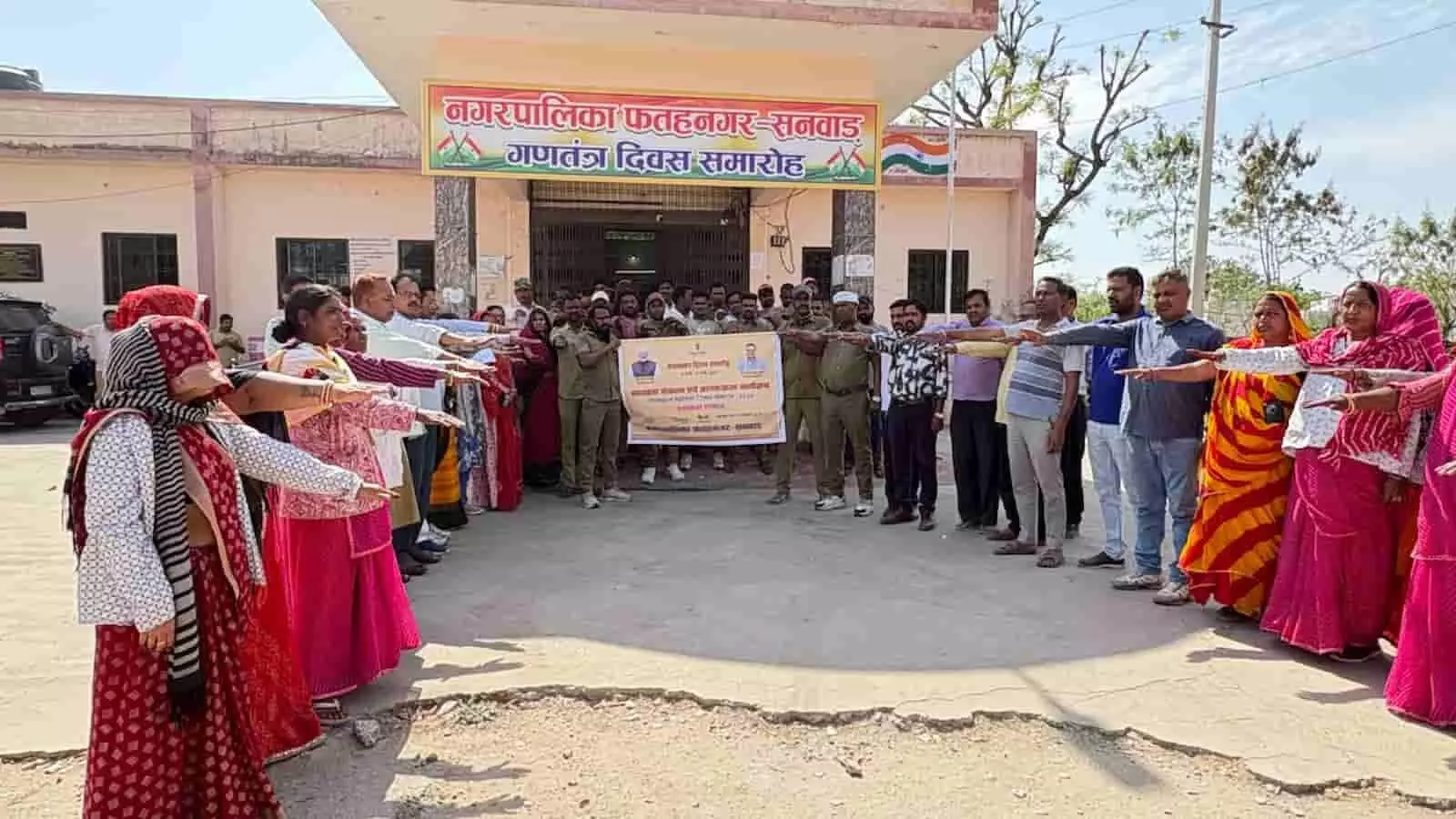 राजस्थान स्थापना दिवस समारोह में स्वच्छता सप्ताह का शुभारंभ राजस्थान स्थापना दिवस समारोह में स्वच्छता सप्ताह का शुभारंभ