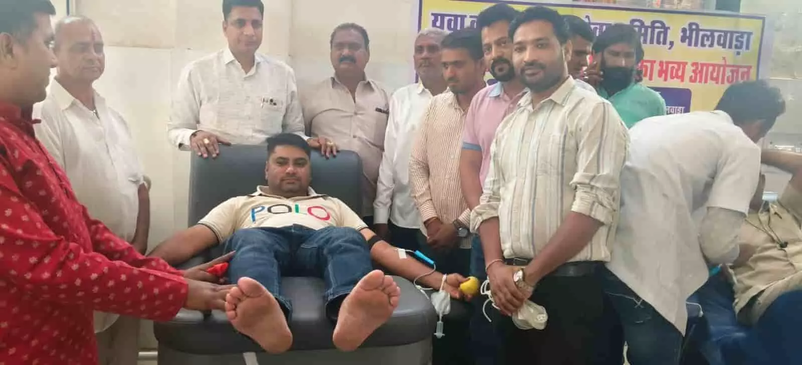 भीलवाड़ा में युवा कंजर समाज सेवा समिति का द्वितीय रक्तदान शिविर भीलवाड़ा में युवा कंजर समाज सेवा समिति का द्वितीय रक्तदान शिविर