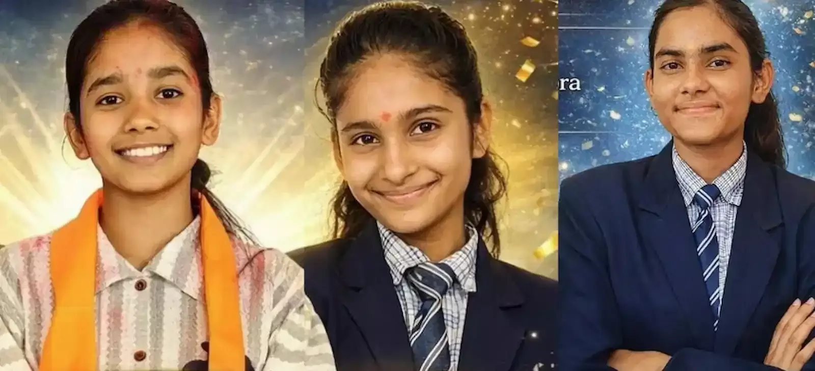 पुण्य विद्या विहार स्कूल बनकोड़ा की तीन मेधावी छात्राएं डूंगरपुर में शैक्षणिक उपलब्धि के साथ। पुण्य विद्या विहार स्कूल बनकोड़ा की तीन मेधावी छात्राएं डूंगरपुर में शैक्षणिक उपलब्धि के साथ।