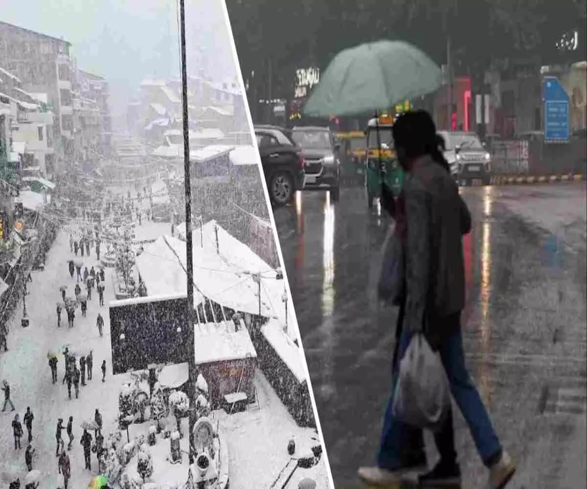 देश का मौसम- दिल्ली में येलो अलर्ट- उत्तर में ओलावृष्टि और दक्षिण में भारी बारिश की चेतावनी देश का मौसम- दिल्ली में येलो अलर्ट- उत्तर में ओलावृष्टि और दक्षिण में भारी बारिश की चेतावनी