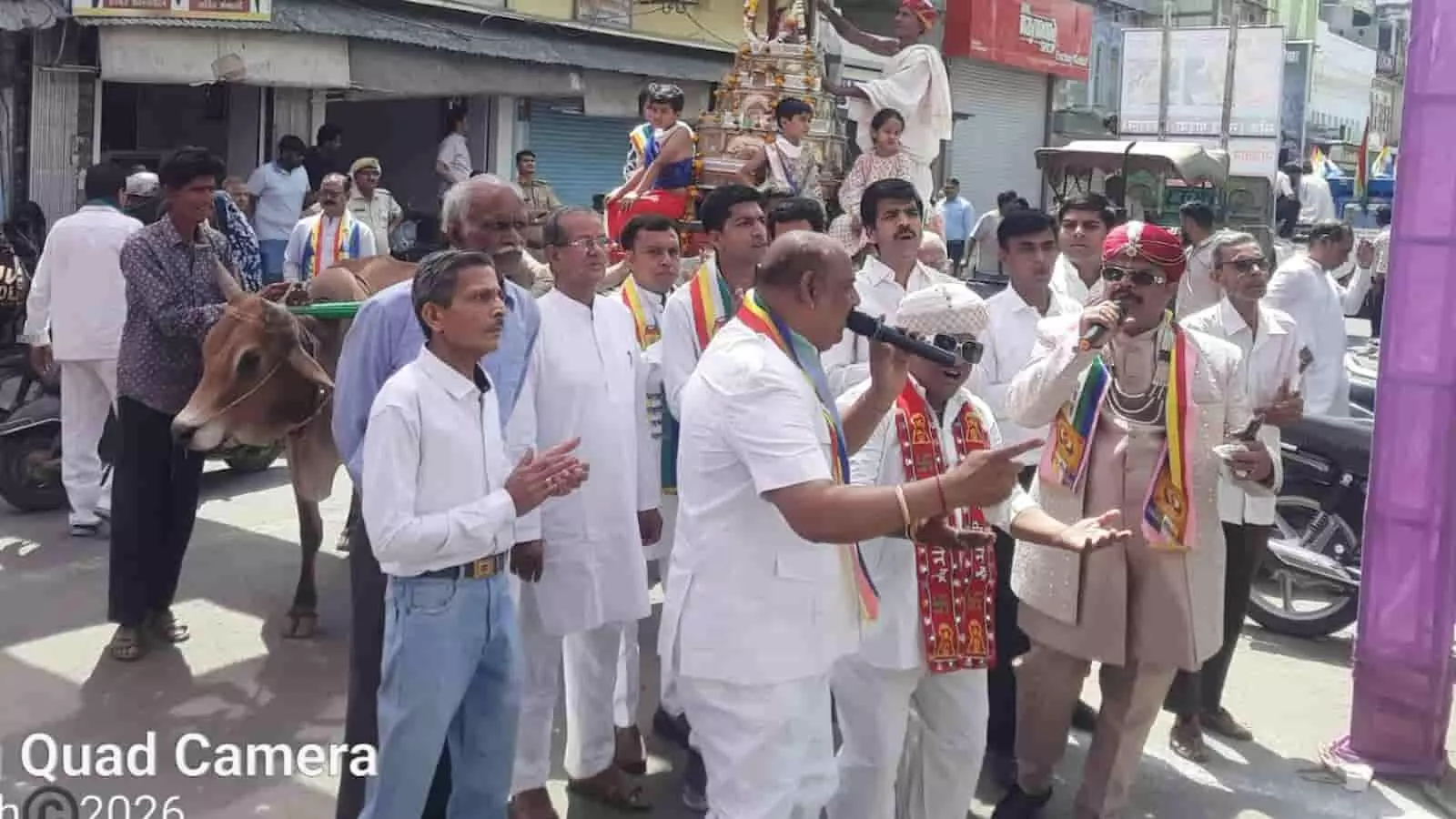ब्यावर: भगवान महावीर के 2625वें जन्म कल्याणक पर निकला भव्य जुलूस ब्यावर: भगवान महावीर के 2625वें जन्म कल्याणक पर निकला भव्य जुलूस