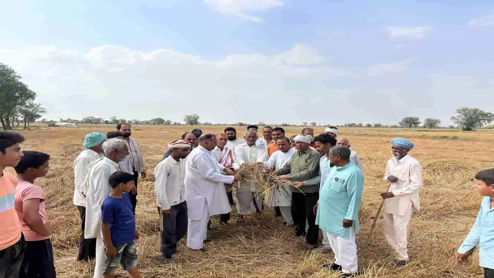डीग में ओलावृष्टि से फसल नुकसान, किसानों ने मुआवजे की मांग डीग में ओलावृष्टि से फसल नुकसान, किसानों ने मुआवजे की मांग
