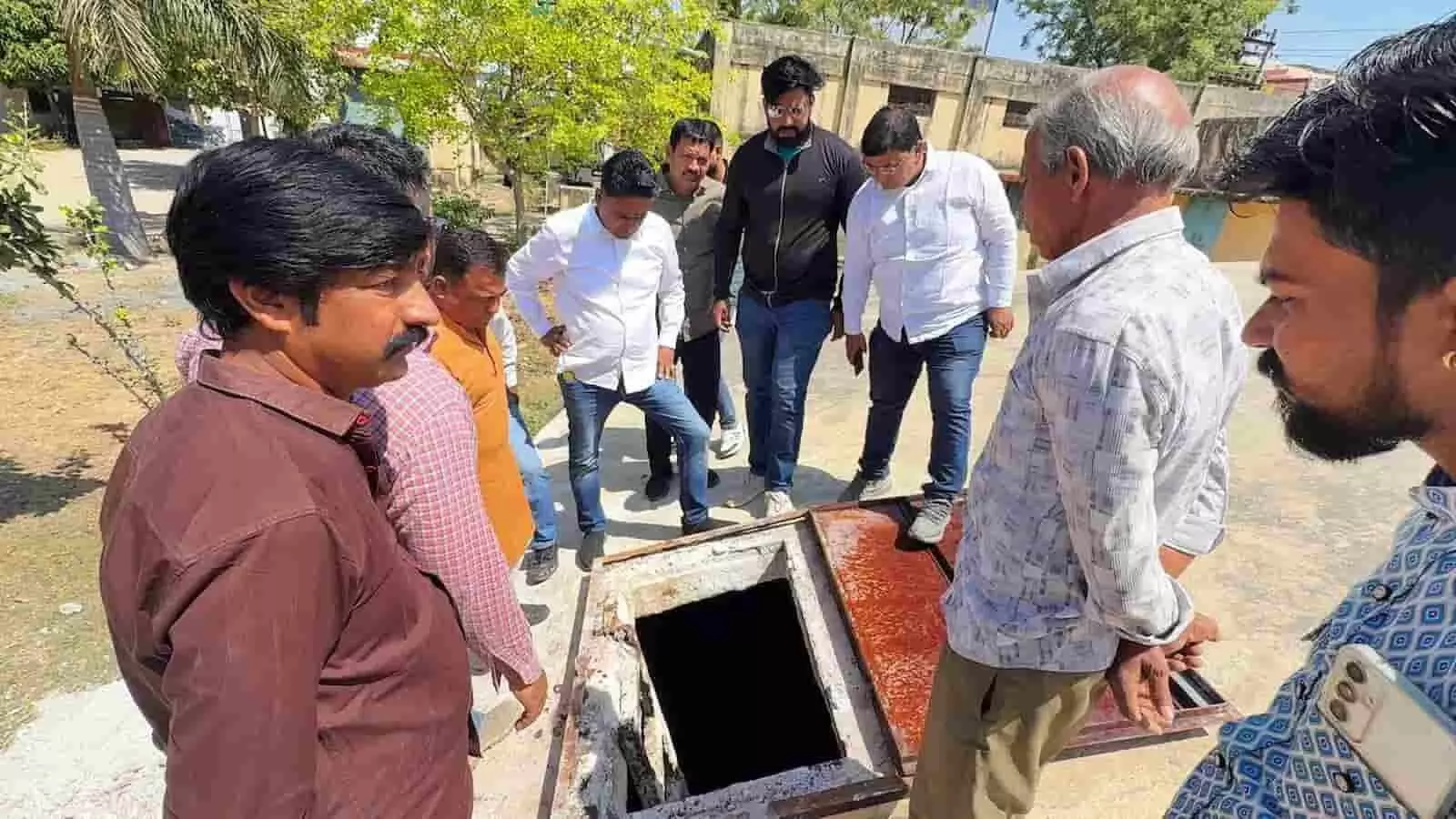 पेयजल आपूर्ति में लापरवाही पर विधायक चंद्रभान सिंह आक्या सख्त, प्लांट का निरीक्षण