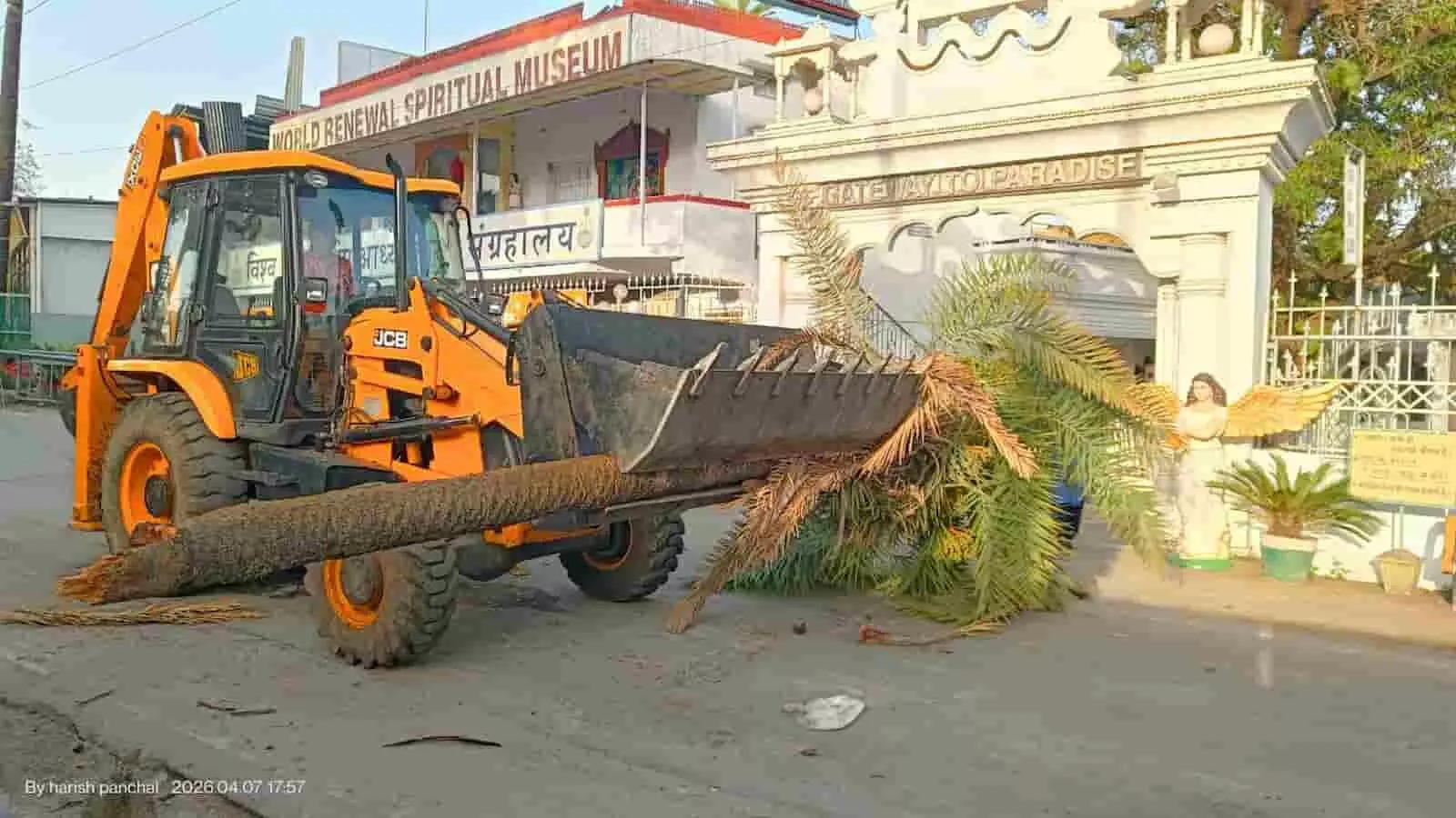 माऊंट आबू: पश्चिमी विक्षोभ से गिरे खजूर के पेड़ ने विद्युत लाइन को किया क्षतिग्रस्त माऊंट आबू: पश्चिमी विक्षोभ से गिरे खजूर के पेड़ ने विद्युत लाइन को किया क्षतिग्रस्त