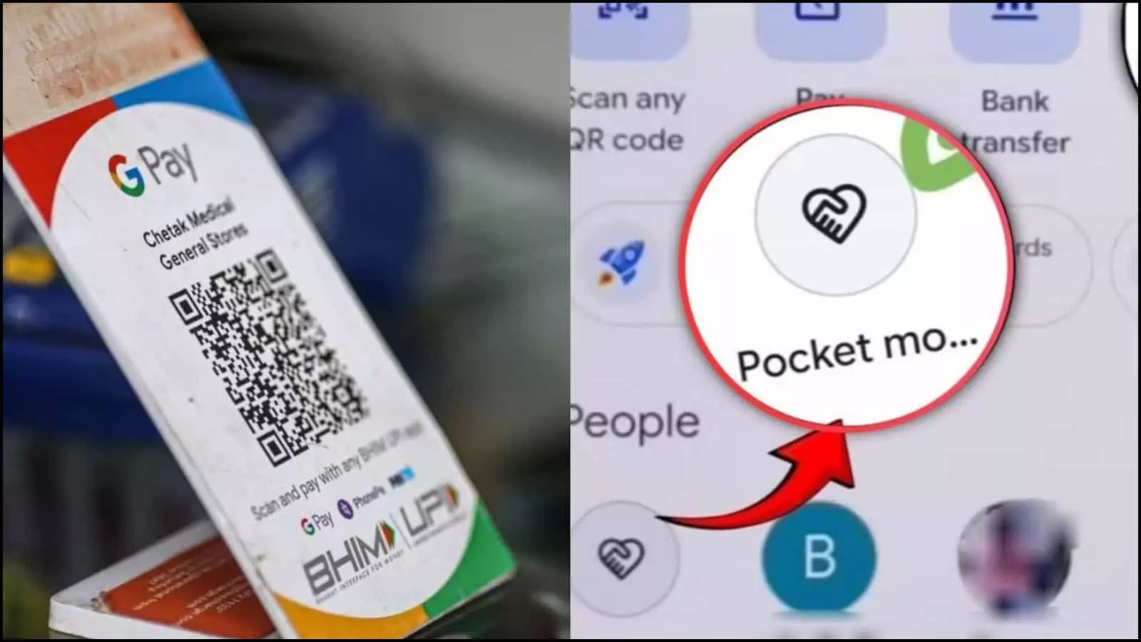 स्मार्टफोन की स्क्रीन पर डिजिटल वॉलेट और सिक्कों के ग्राफिक्स के साथ पॉकेट मनी का विचार