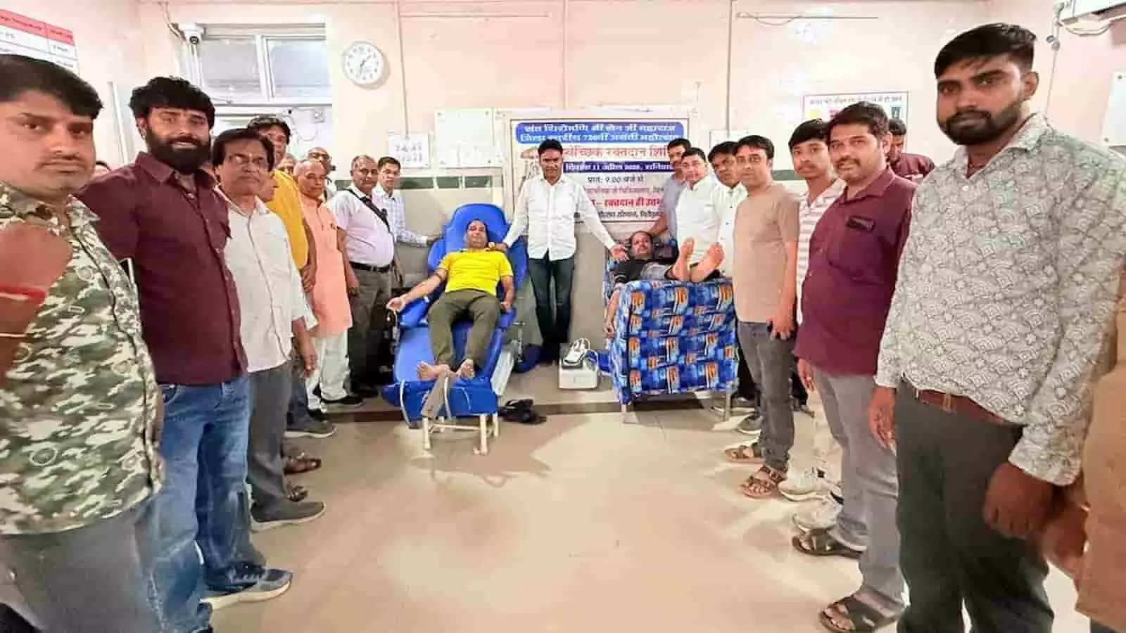 चित्तौड़गढ़: सेन जयंती पर समाज का रक्तदान शिविर, संग्रहित की 101 यूनिट चित्तौड़गढ़: सेन जयंती पर समाज का रक्तदान शिविर, संग्रहित की 101 यूनिट